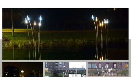 Création de joncs lumineux développés avec l'ATELIER JEOL à Ostende